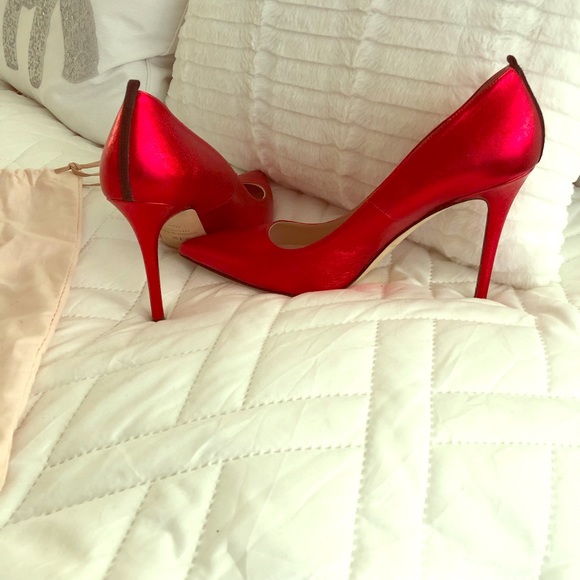 SJP by Sarah Jessica Parker Shoes - PERFECT FOR VALENTINES!!!!! SJP Red Fawn Heels